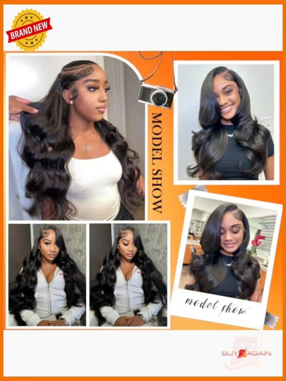 30 Inch Body Wave Lace Front Wig 13x6 HD Human Hair Pre-Plucked 200 Density